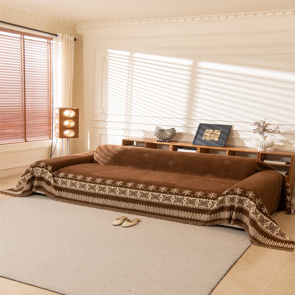 

Осенне-зимний новый кремовый ветровой чехол для дивана, тканевое полотенце из синели, нескользящая водонепроницаемая подушка для дивана, анти-кошачья царапина, полотенце для дивана