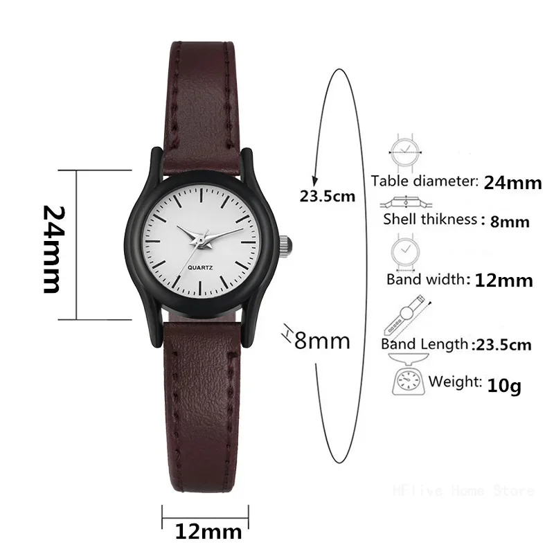 Montres à quartz avec bracelet en cuir pour couples, montres-bracelets minimalistes, plusieurs couleurs, mode, cadeau pour les proches, nouveau, 2025