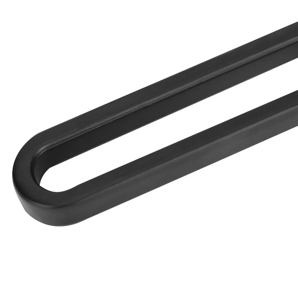Sturdy Zinc Alloy Swing Bar Door Lock Matte Black Easy Install Door Security Latch Anti-Theft Door Guard Home