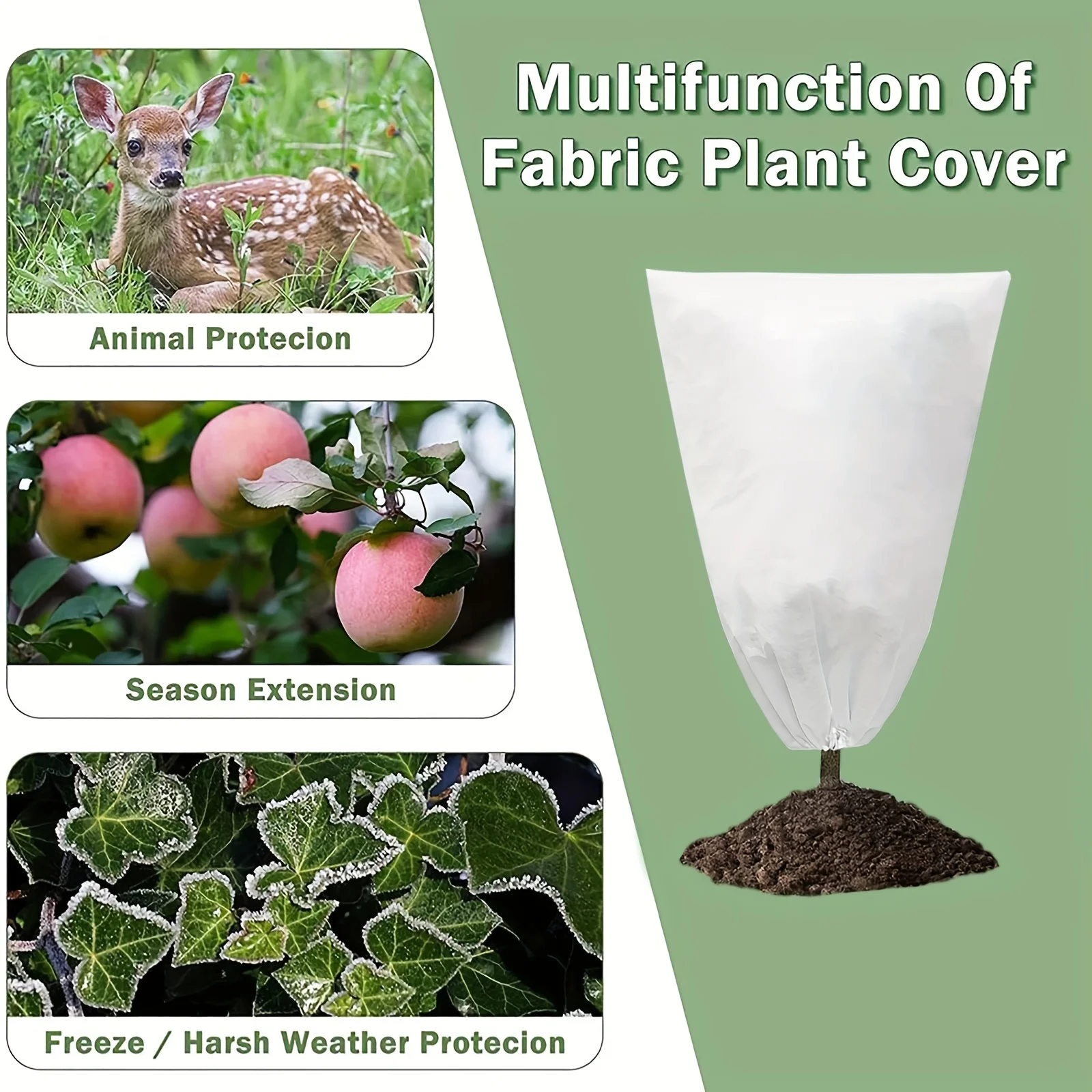 Thick Reusable Winter Plant Cover 31