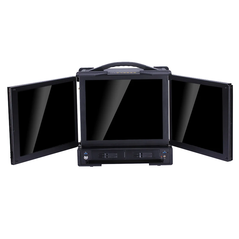 TechMaster MultiView Laptop portatile MultiScreen industriale da 17.3 pollici