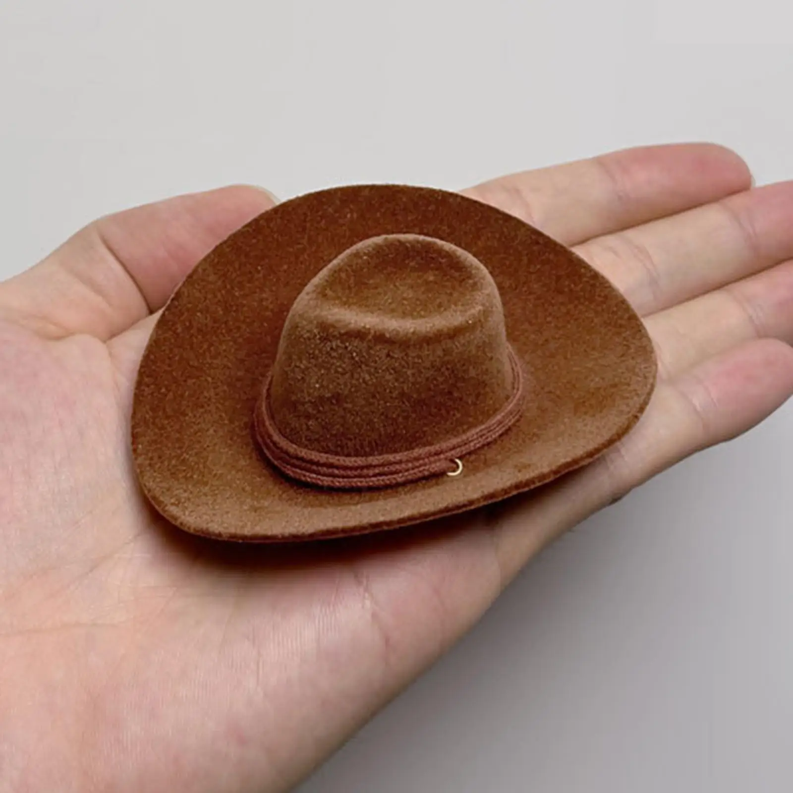 

1:6 Scale Cowboy Hat Pretend Play Decorative Hat for 12in Figure Accessory