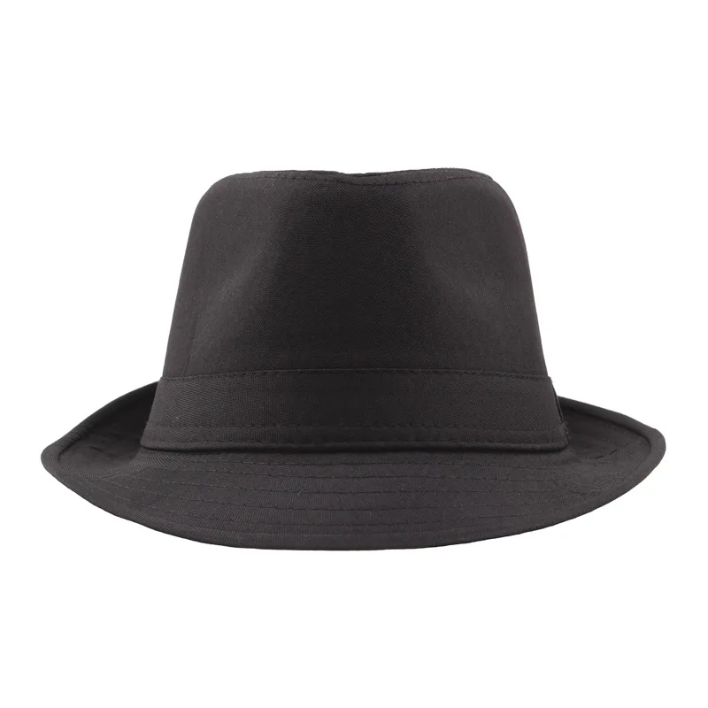 2022 Fashion Adult Bowler Hats Top Jazz Hat Sun Hat Classic Men\'s Hats Retro Summer Old Man Curling Sun Protection Outdoor Hat