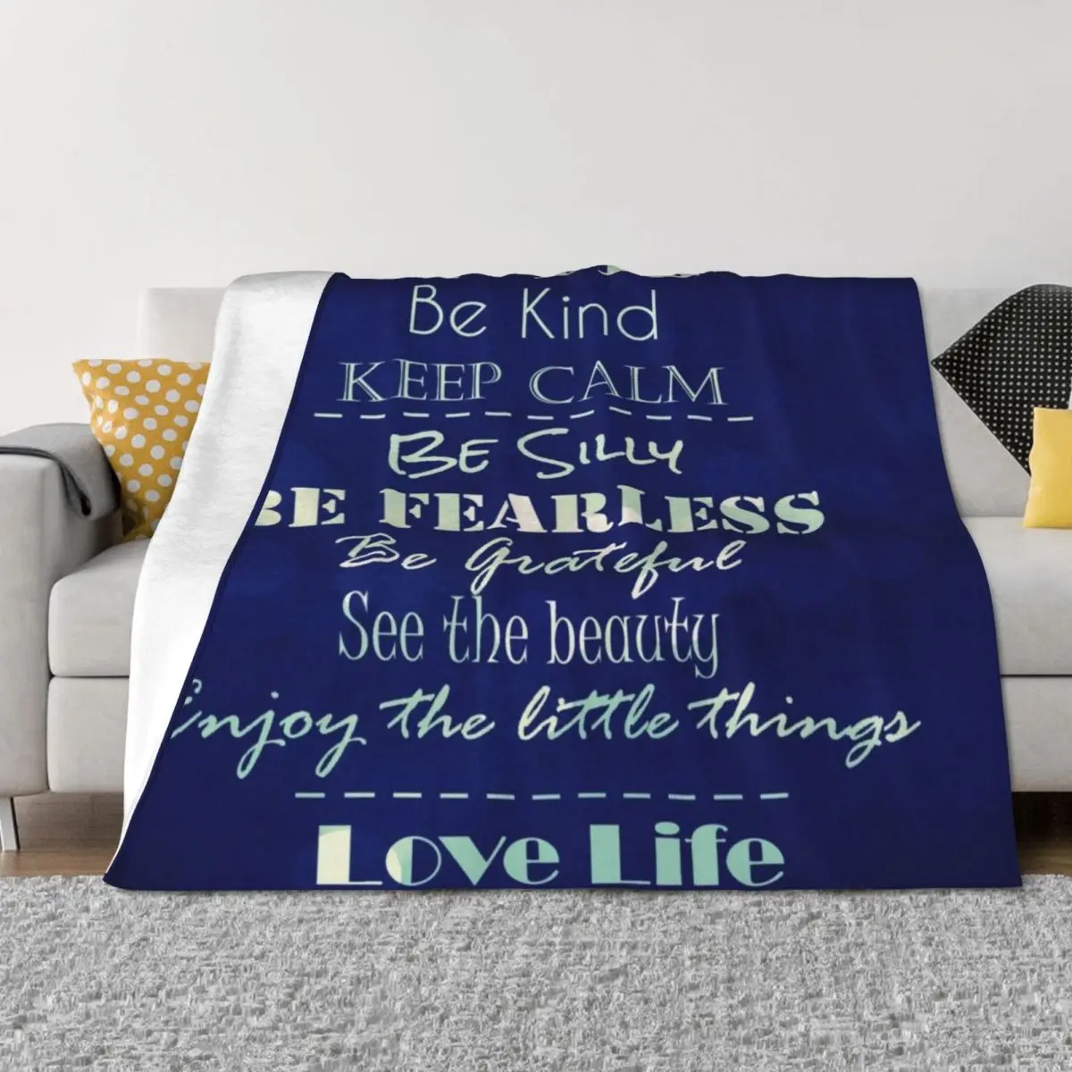 

Inspirational Quote Affirmations Throw Blanket anime Blankets Sofas Of Decoration sofa bed Thermals For Travel Blankets