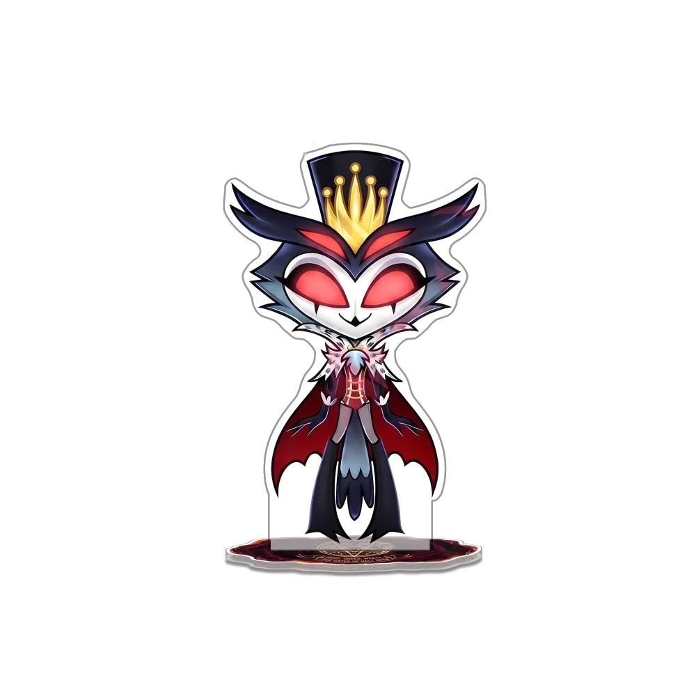 Helluva Boss Acrylic Stand Keychain Q Version Cute Stolitz Fizzarozzie Blitzø Millie Desktop Ornament