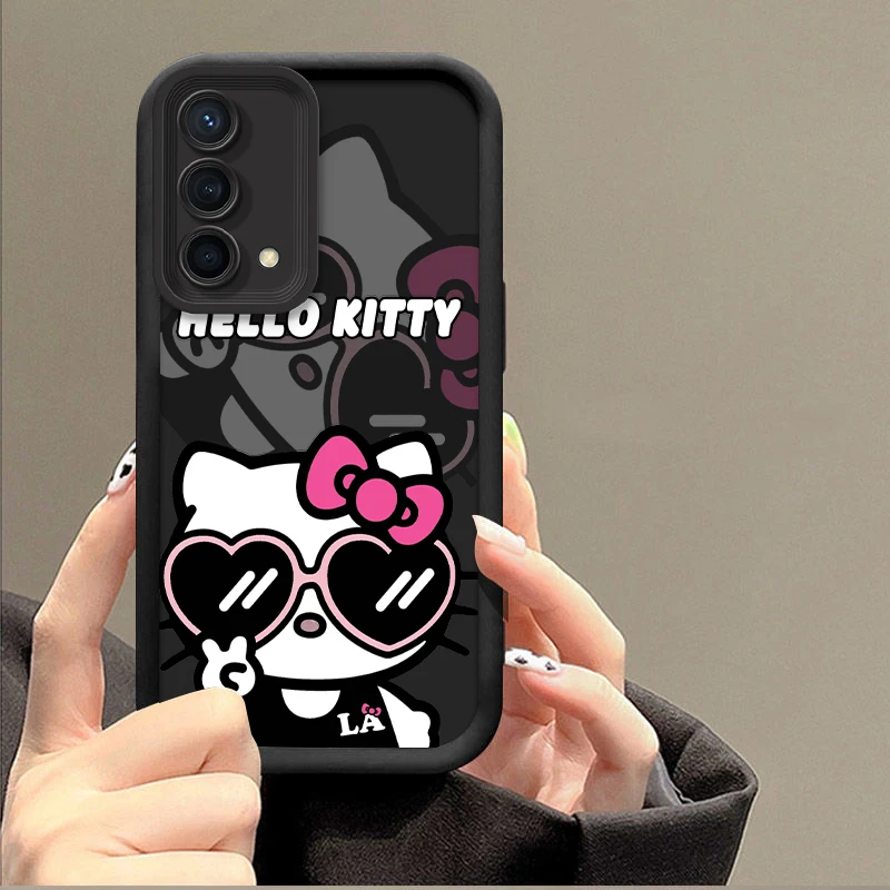 Sanrio Hello Kitty Kuromi per Reno X5 X3 10 8T 7Z 6 5 Pro Plus Pro 4G 5G Eye Ladder custodia per telefono