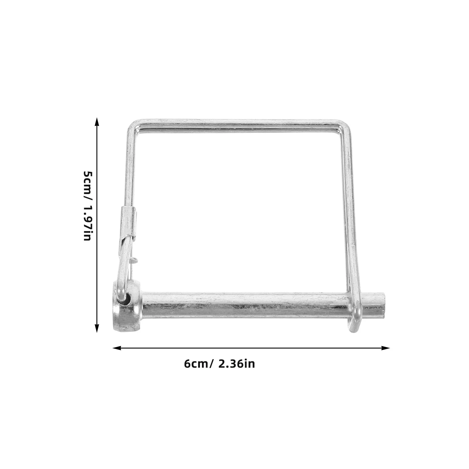 4 個の安全ロックピンヘビーデューティトレーラーヒッチピン工業用カプラーピンロック脱落防止農業トラックトレーラー