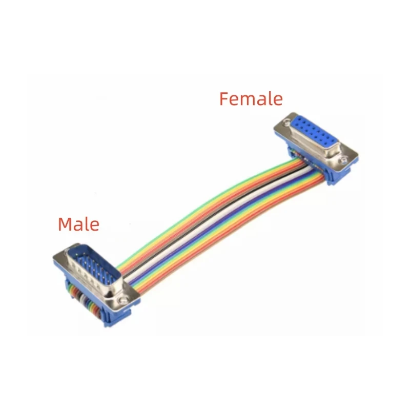 1pcs D-SUB DB9 DB15 DB25 DB37 DIDC 9 15 25 37Pin Male Female Cable D-SUD serial port connector adapter RS232 COM Extension Cable