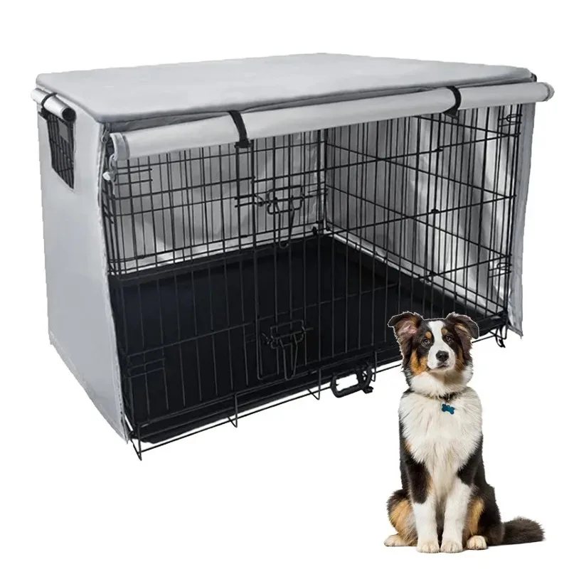 

Durable Waterproof Dog Cage Cover Dog Crate Kennel Cover Dust and Insect Resistant Pet Cage Protector