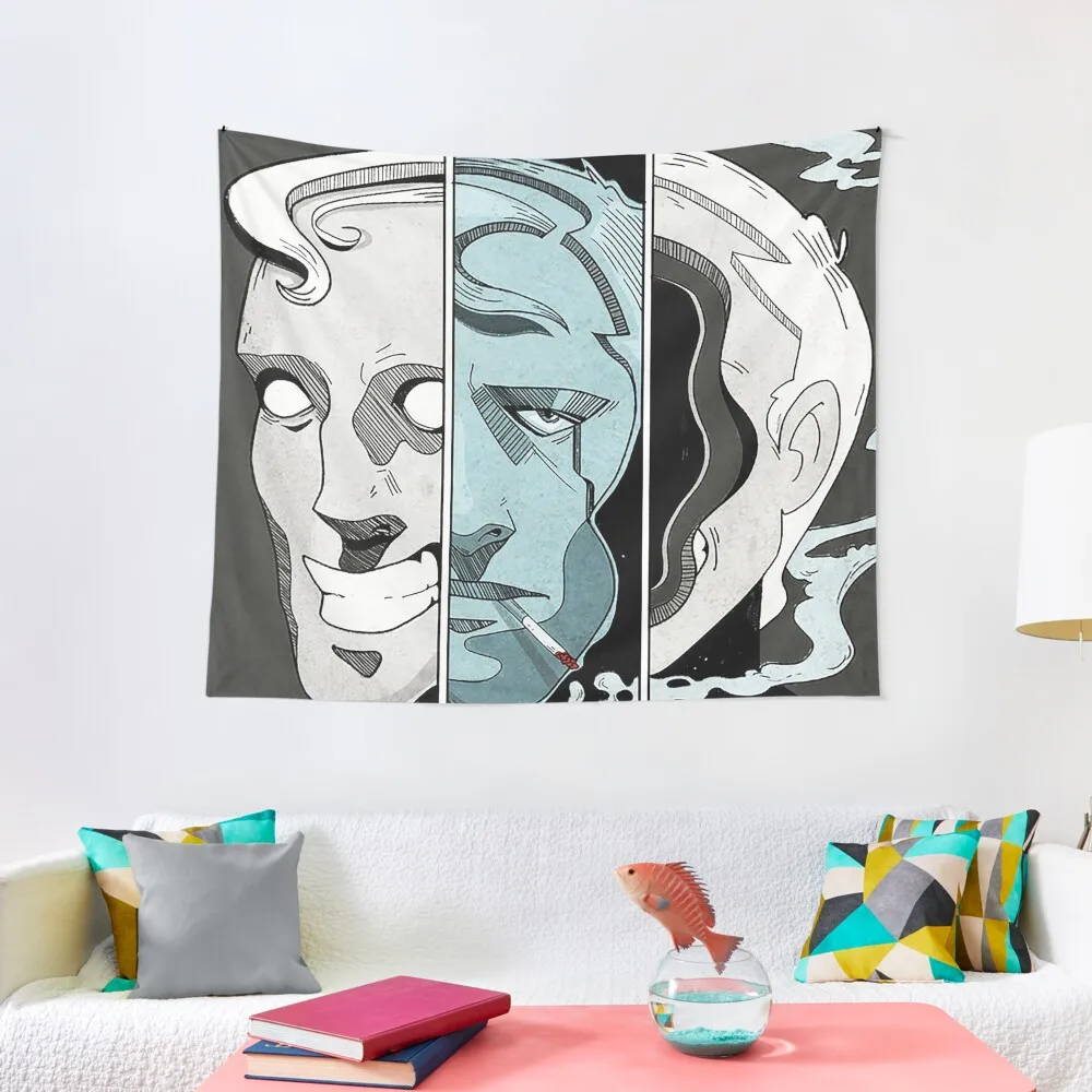 

laugh tracks Tapestry Wall Decor Decorative Wall Wall Deco Home Decor Aesthetic Tapestry