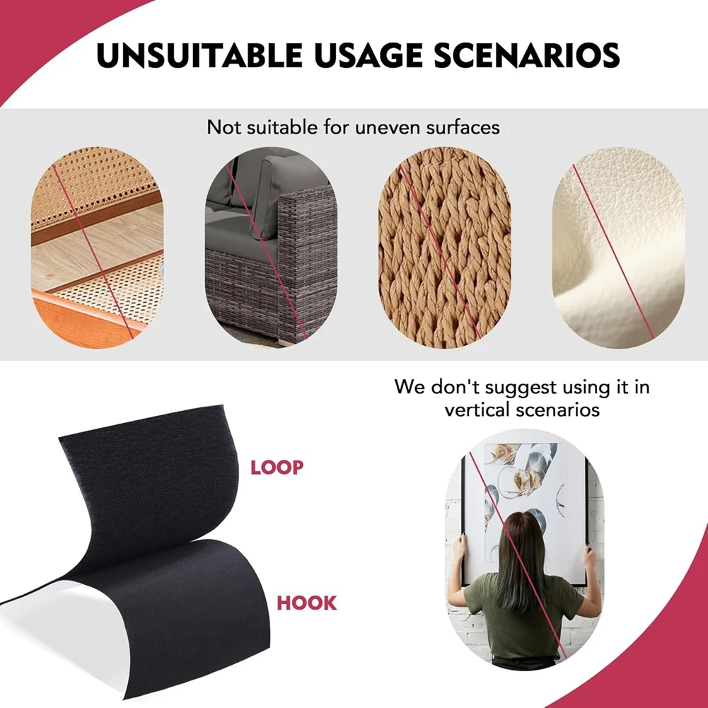 

Новейшая модель: 4,3-дюймовые x 20-футовые укрепляющие полосы для подушек дивана, лента на липучке с клеевым слоем, предотвращает скольжение подушек дивана