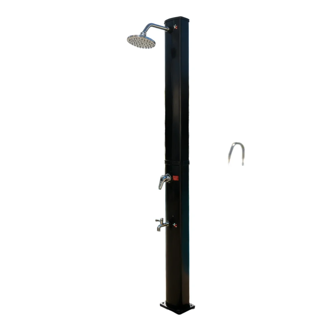 PVC Octagonal Solar Shower with Foot Rinse | Outdoor Shower for Pool Use | No Electricity Required