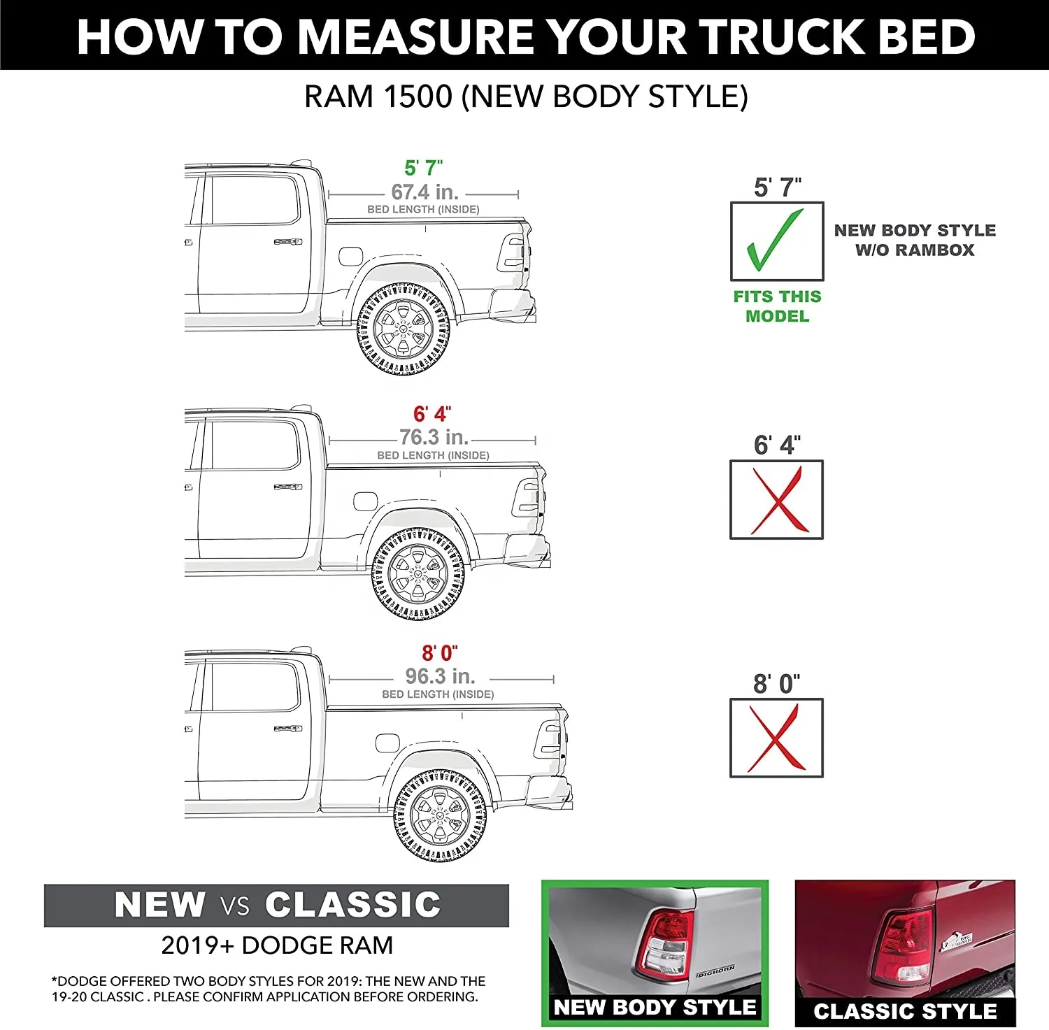 New Listing The Best High Quality Hard Tri Fold Pickup Truck Bed Cover For Dodge Ram 5.7FT