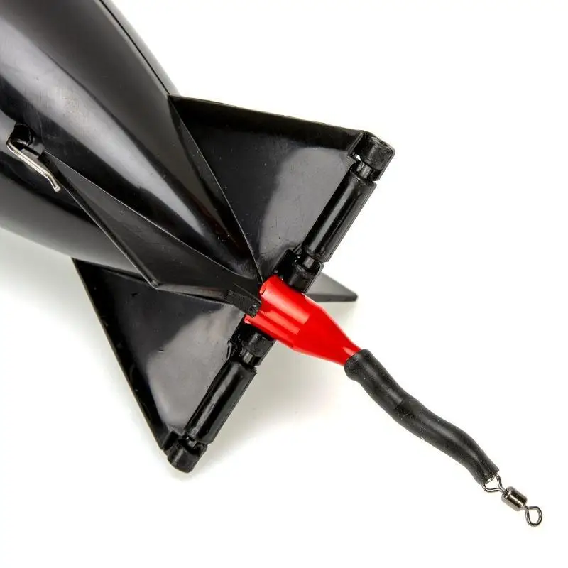 Fishing Rocket Feeder Quick Release Bait Holder Float Lure Initiator for Night Day Fishing Tackle Gear