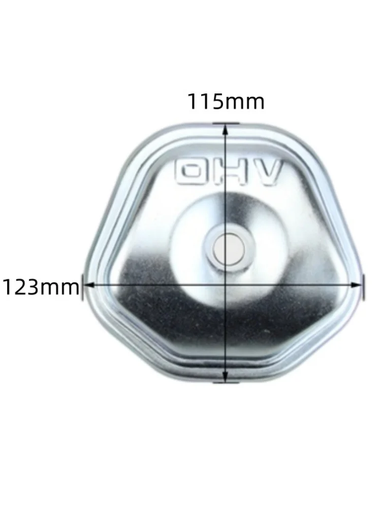 GX390 188F GX270 177F generator engine parts cylinder head cover valve chamber cover end cap view 5