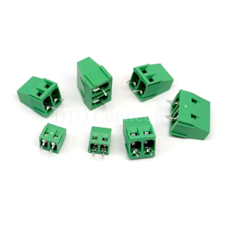 10Pcs Screw terminal type PCB KF128-2.54/3.5/3.81/5.0/5.08/7.5 mm  PCB Mini Screw Terminal Blocks for Wires2 p3p copper