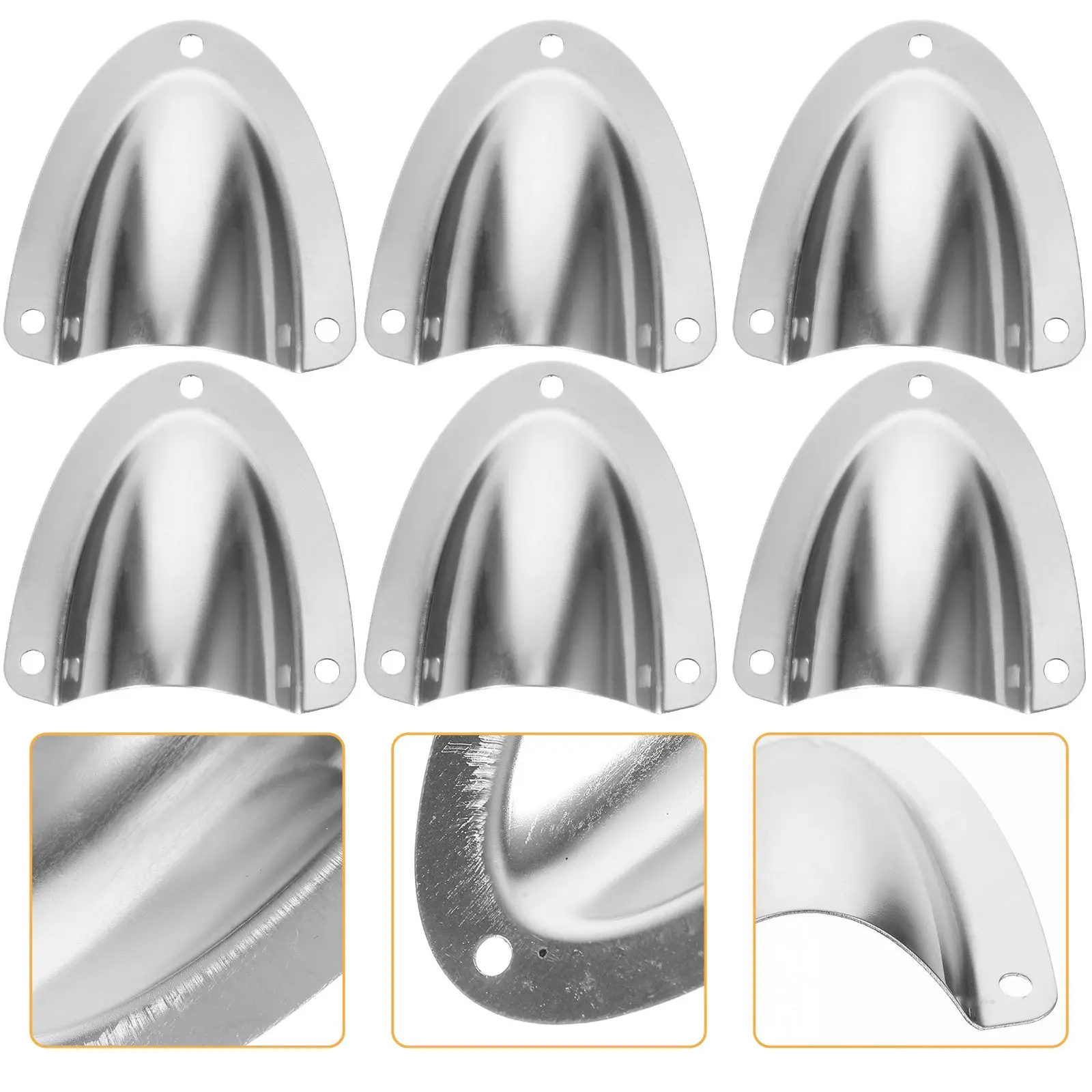 

Stainless Steel Boat Vent Cover 25-35MM Diameter 36mm Install Cable Wire Clamshell Yacht Accessories Marine Grade