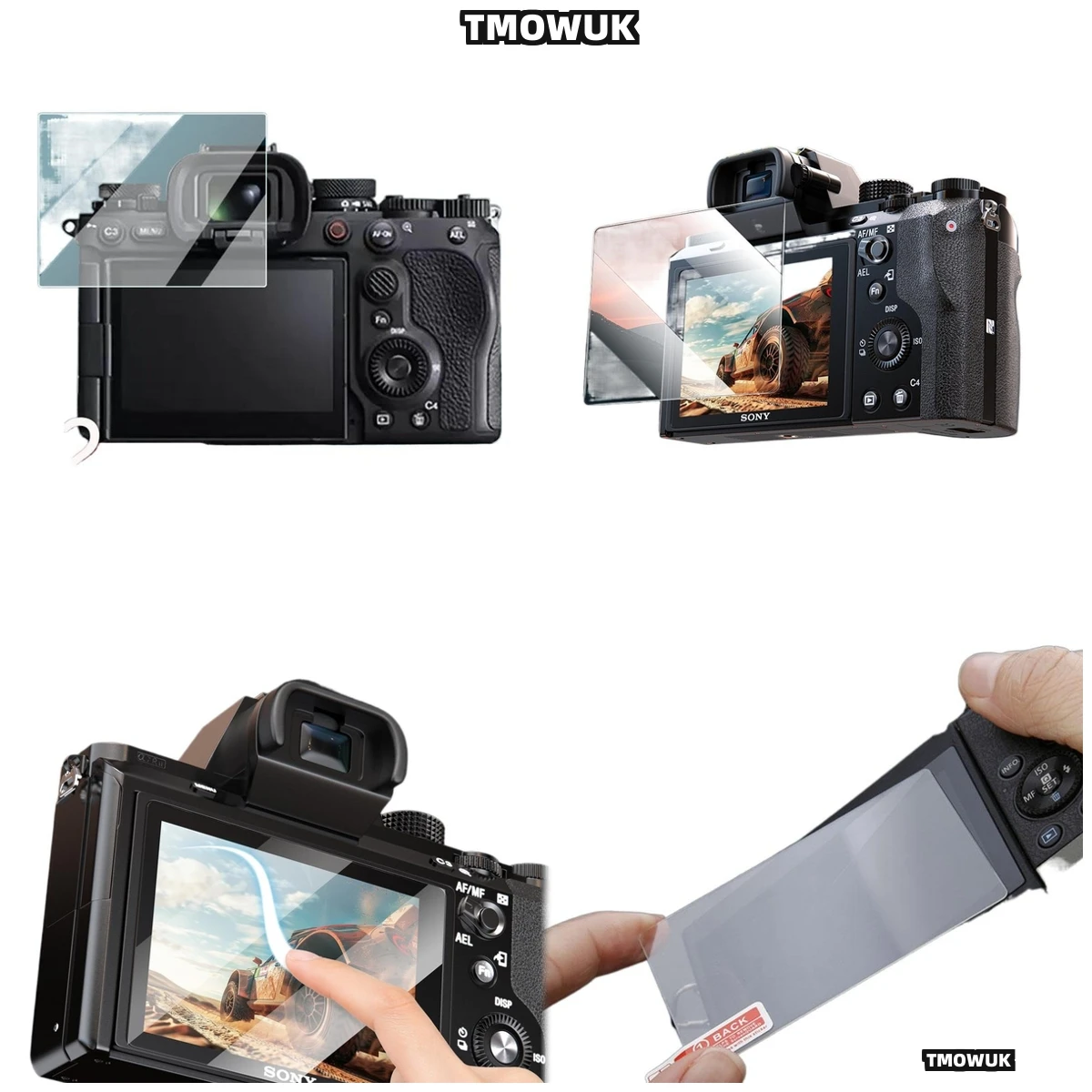 

9H Hardness Tempered Glass Protector For Sony FX3 FX30 ZV1 ZV1 - E10 A9 A9II LCD Display
