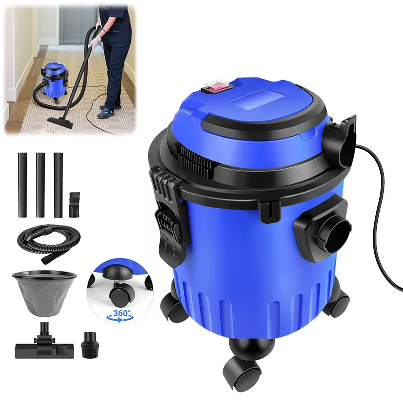 Dayplus Aspiradora Agua Y Polvo 5000W 15L 3 En 1 Sopladora Hepa Lavable Taller Profesional Uso Doméstico Filtro Potente Boquilla Ranura Cepillo Para Suelo Manguera 1.5M — -52%, 56.15€ Coupon, from 49.99€ – 52% descuento – €49.99