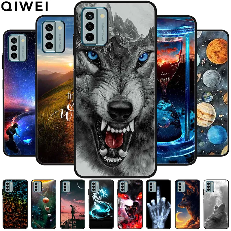 For Nokia G42 5G 2023 Case Wolf Lion Soft Silicone TPU Phone Cases for Nokia G22 G21 G11 Shockproof Covers G 42 Protection Coque