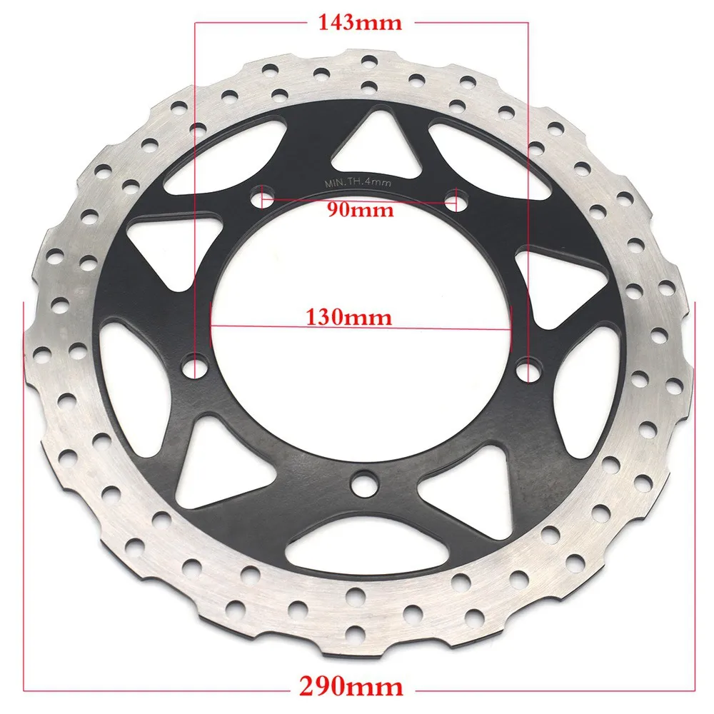 Motorcycle Front Rear Brake Disc Rotor For Kawasaki KLE 300 KLE300 Versys-X 300 2017 2018 2019 2020