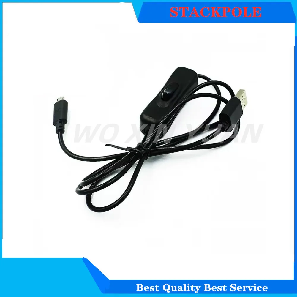 Picture 4: Raspberry Pi Power Cable with switch ON/OFF button Micro USB charging cable for Banana PI Raspberry Pi 2 power cable with switch