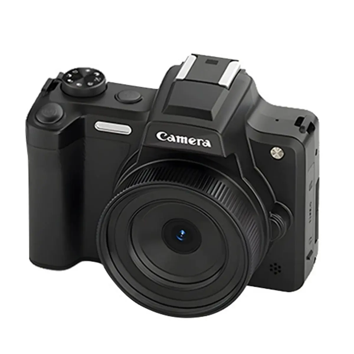 SWXF 4K HD DC101 Micro DSLR Camera 68MP CCD Camera with DSLR Viewfinder AF/MF 2.8 Inches Camera Flip Screen OTG Transmission