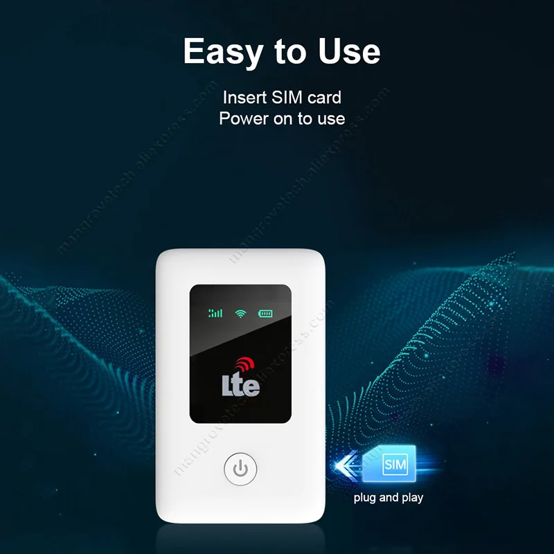 Router 4G Wireless lte wifi modem Sim Card Router MIFI pocket hotspot batteria integrata WiFi portatile