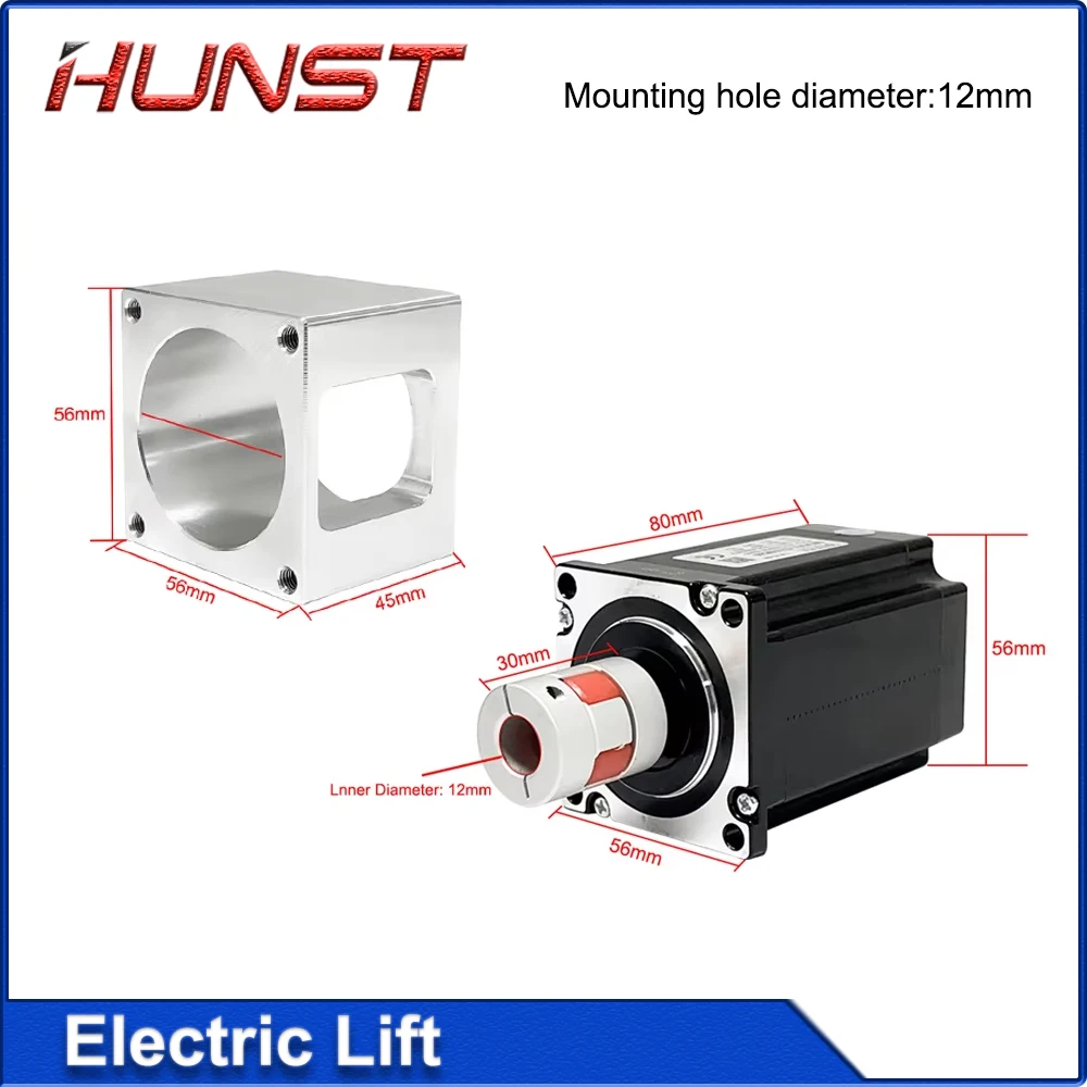 ملحقات محرك الرفع الكهربائي لطاولة الرفع الكهربائية من HUNST مناسبة لآلة الوسم بليزر الألياف