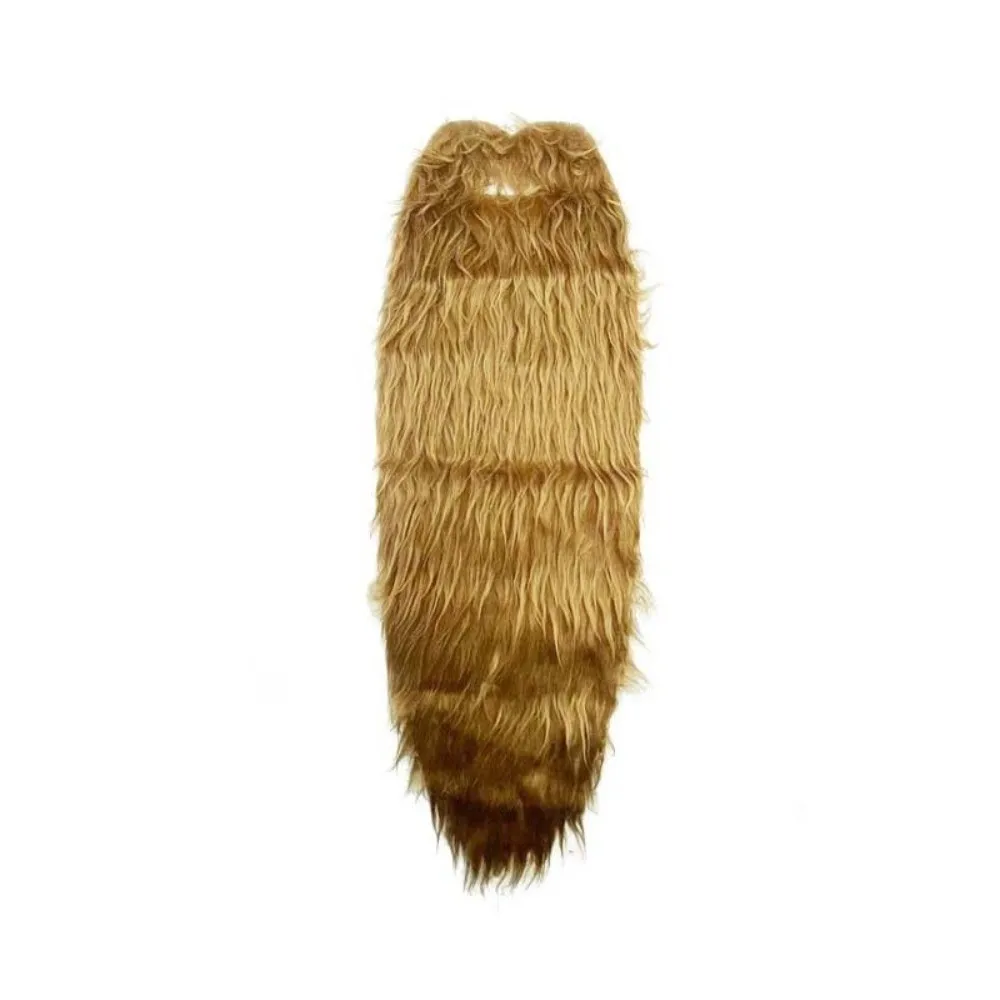Natural Realistic Fake Beard Novelty Fun Pirate Beard Mask Skin-Friendly Soft False Moustache Masquerade