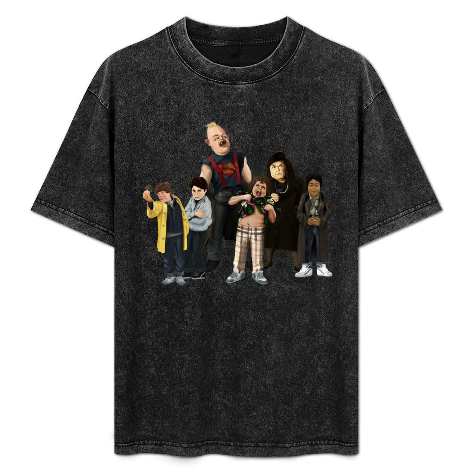 

main Characters from The Goonies T-Shirt Soft Casual Short Sleeve Cotton Tee