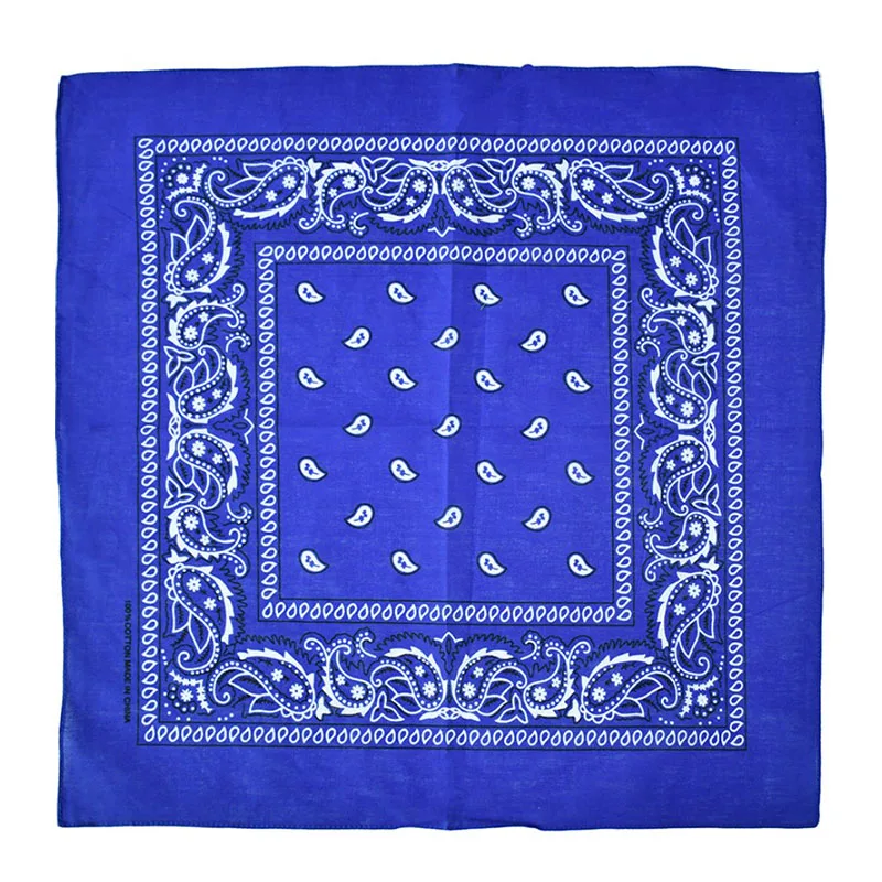 Stirnbänder Baumwolle Print Bandana Kopftuch Headwraps Frauen Designer Kopfbedeckung Doppelseitige Kopfwickel Männer Masken Gesicht Hijab Schals – Detail 10