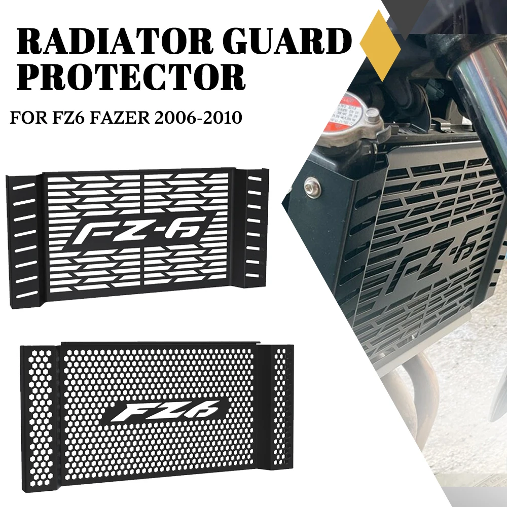 

For Yamaha FZ 6 FZ-6 FZ6 FAZER 2004 2005 2006 2007 2008 2009 2010 FZ6FAZER Radiator Guard Protector Grille Cover
