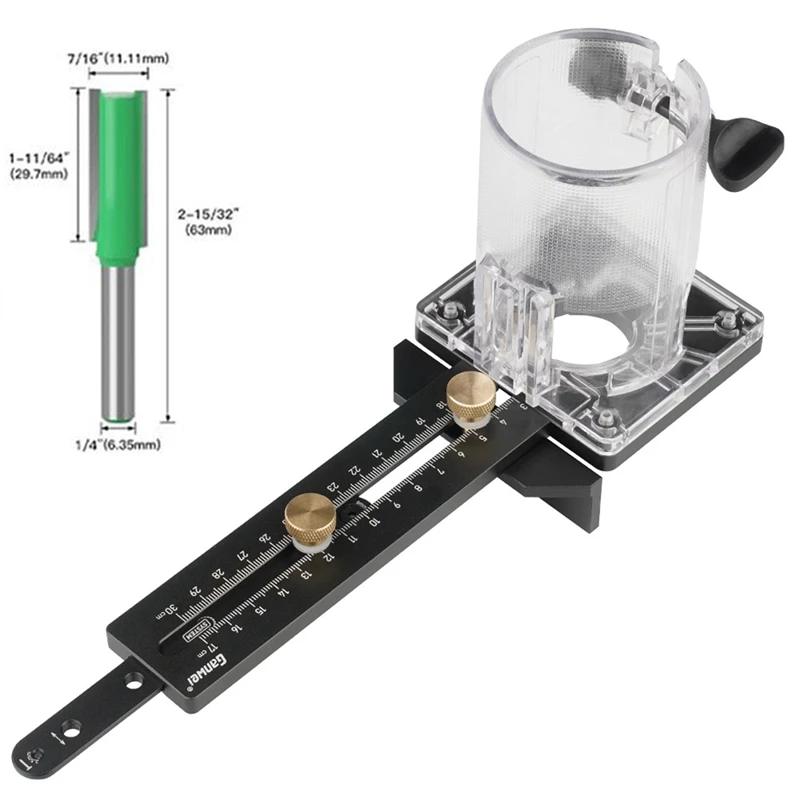 Fresatura per la lavorazione del legno Forniture ausiliarie circolari per encocche di taglio Router di legno Accessorio per macchina per rifilatura circolare per fresatura