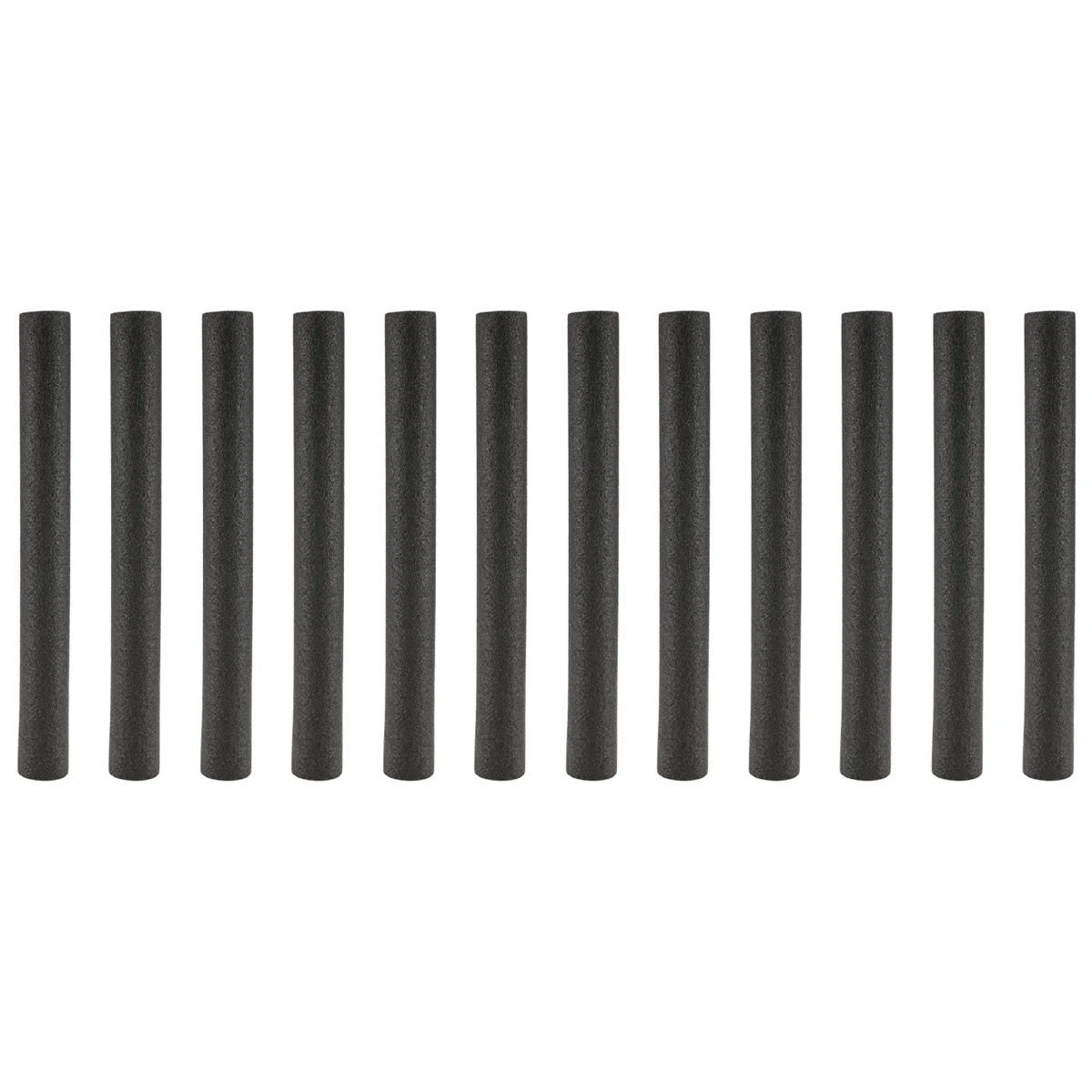 12 قطعة من أكمام رغوة عمود الترامبولين من ريري، استبدال بطانة ترامبولين، أكمام واقية من ترامبولين أنابيب إسفنجية باللون الأسود