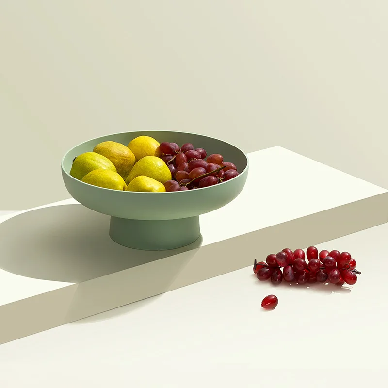 Creative Household Drain Living Room Fruit Basket Multi-functional Snack Rack European Candy Simple Dessert Ornament Fruit Plate