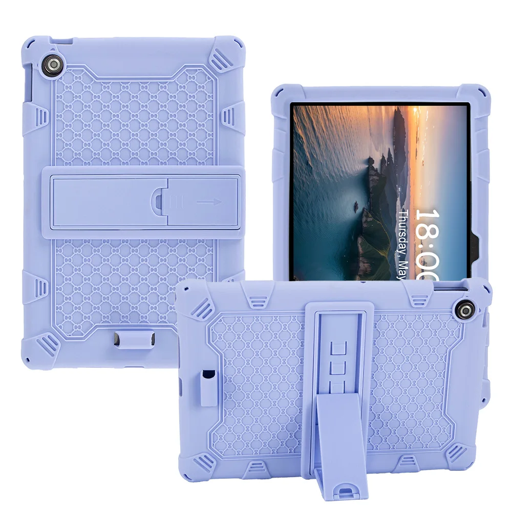 For Lenovo Tab 10.1 2025 Case K10 2nd K10C 10.1 inch Thickened Anti-drop Stand Silicone Funda TB311FU/TB311XU 10.1