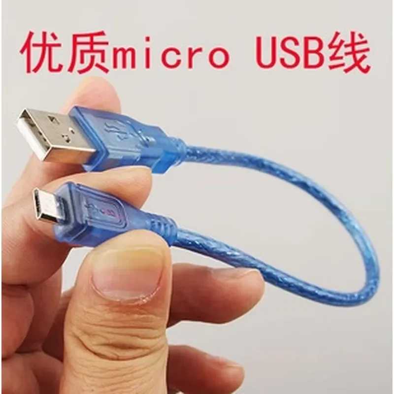 for Mobile Power Bank Universal Micro USB Data Cable 30cm Blue Short Charging Cable for Phone