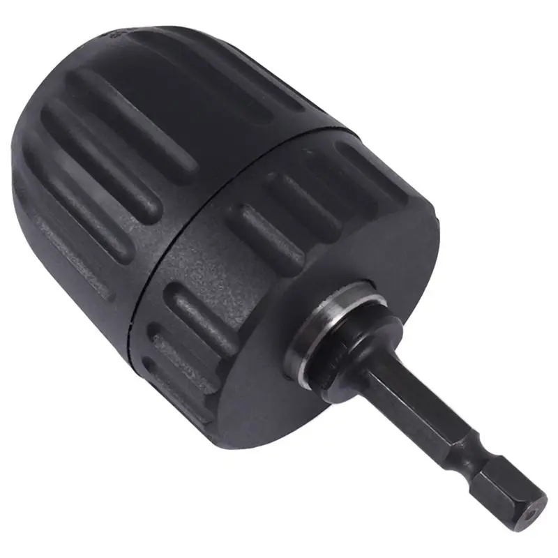 [HOT!】 Keyless Drill Chuck Converter 3/8 Inch 24UNF + 1/4 Inch Hex Shank SDS Adaptor 0.8-10Mm