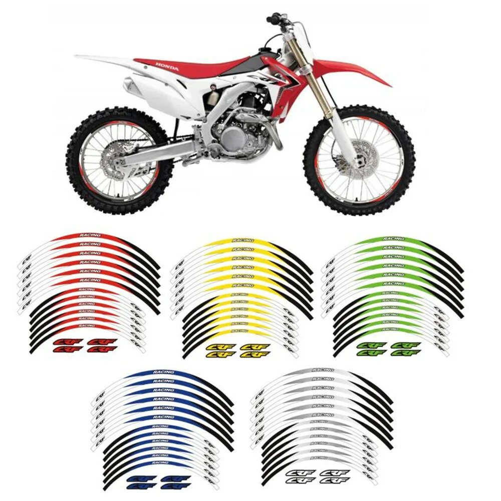 

"21 "18 RIM WHEEL STICKERS Tire Wheels Decals Stripes FOR Honda CRF 250L CRF250L RALLY CRF 300L CRF300L RALLY CRF 230L CRF230L