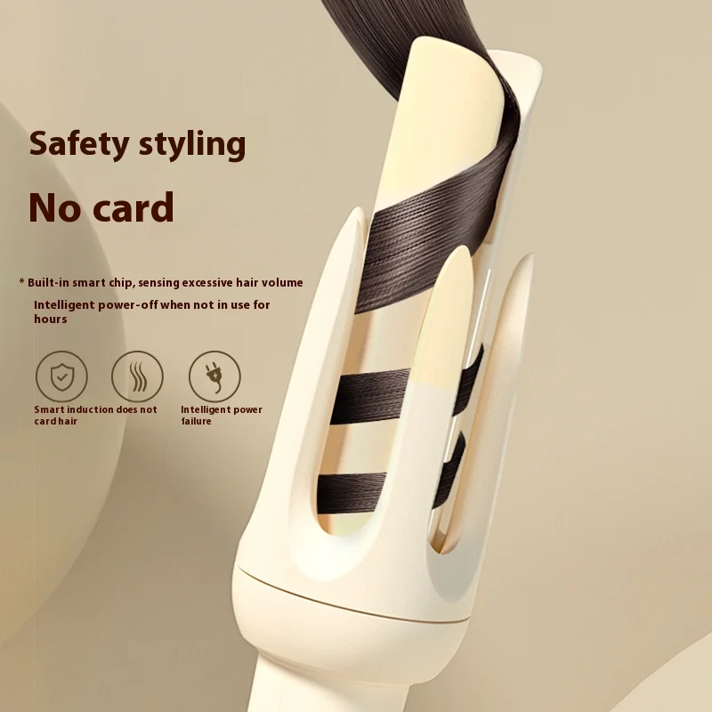 2025 جديد 32 مللي متر مكواة تجعيد أوتوماتيكية كهربائية كبيرة برميل مموج الشعر موجات طويلة الأمد للمنزل النوم السفر التصميم #5
