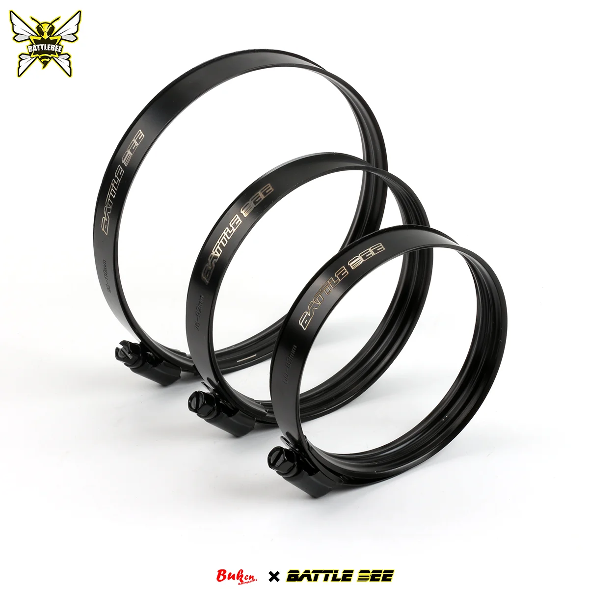 

T-Bolt Hose Clamp Adjustable 32mm To 110mm Stainless Steel Black Hose Clamp Clip Hose Clip Fixed Clamp