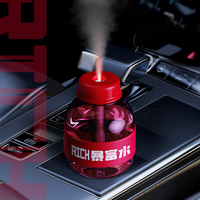 New Creative Aurora Little Coke Humidifier 360ml USB Mini Air Humidifier Home Dormitory Atmosphere Aromatherapy Humidification