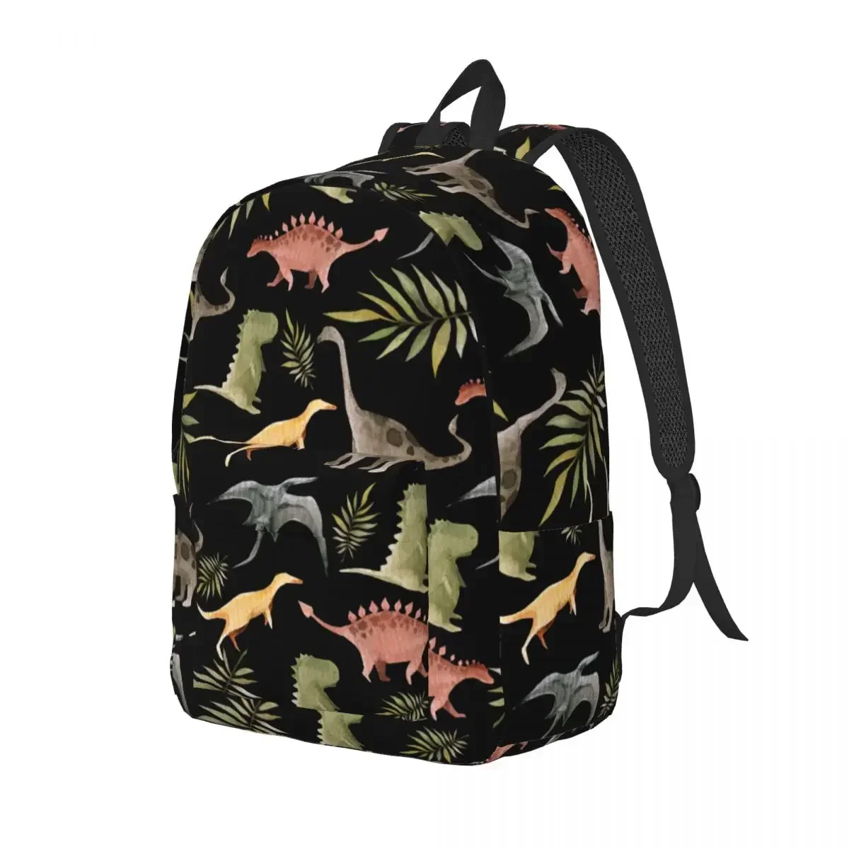 Cute Watercolor Dinosaur Backpack for Boy Girl Kids Student School Bookbag Daypack Preschool Kindergarten Bag Travel