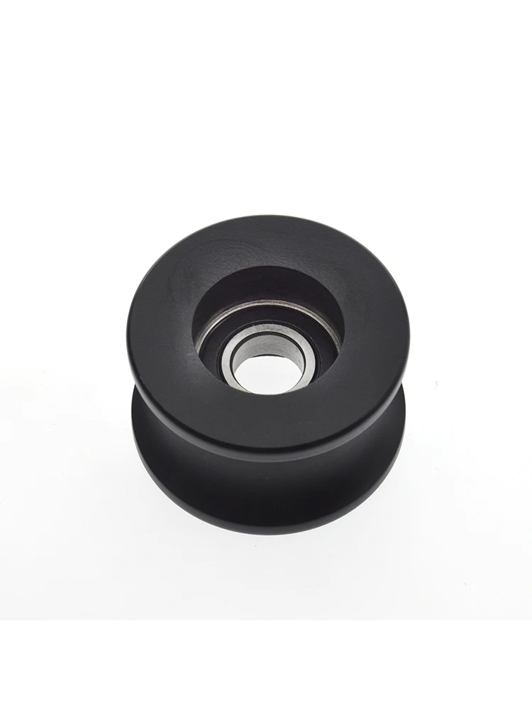 1Pc 10x40x24mm wrapped plastic bearing pulley 6900RS rolling wheel non-standard U-groove wheel roller r10 track guide wheel