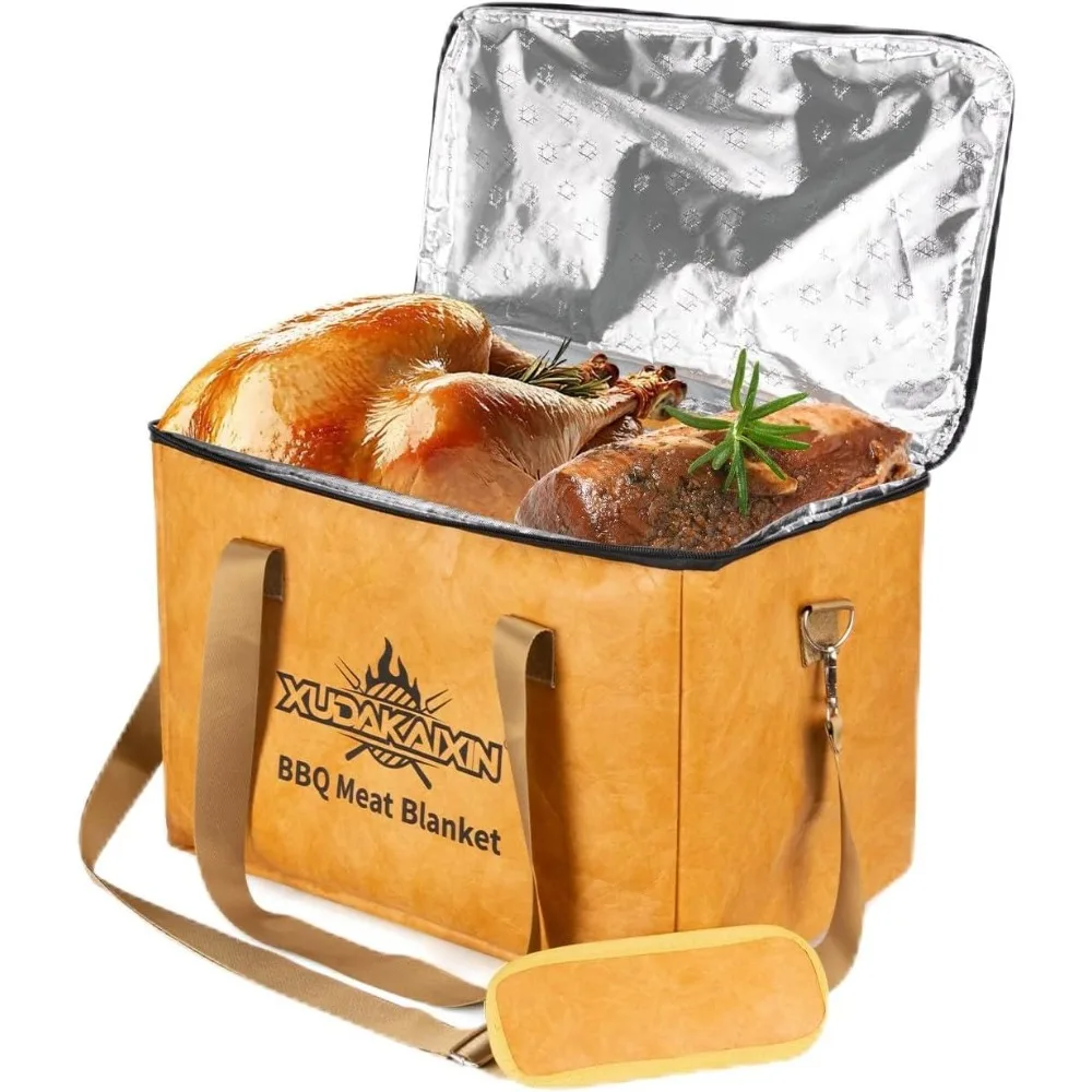 

Одеяло для барбекю для отдыха мяса: многоразовая сумка для отдыха для барбекю для мяса, идеально подходит для большого бюстгальтера/Чинь/Свиных плеч/Турки. Идеальный ф