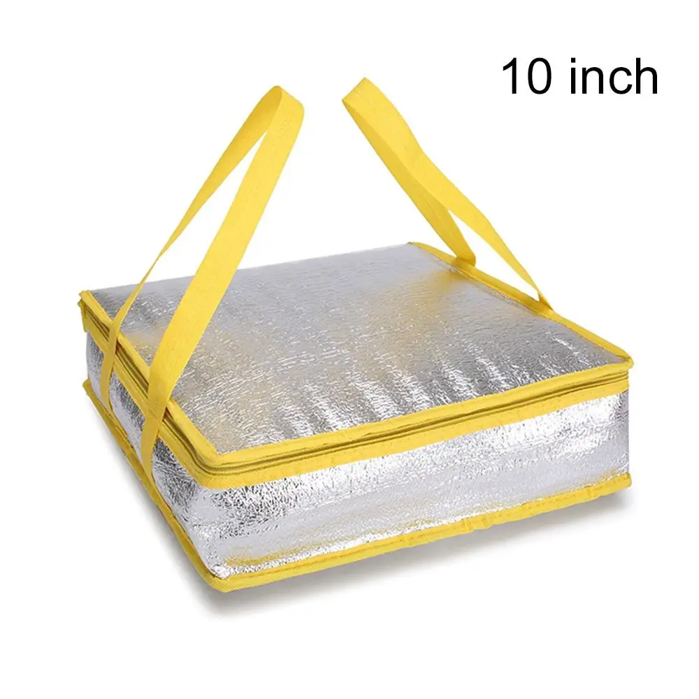Folding Drink Storage Food Thermal Insulation Bag Ice Pack Cooler Bag Pizza Delivery Bag