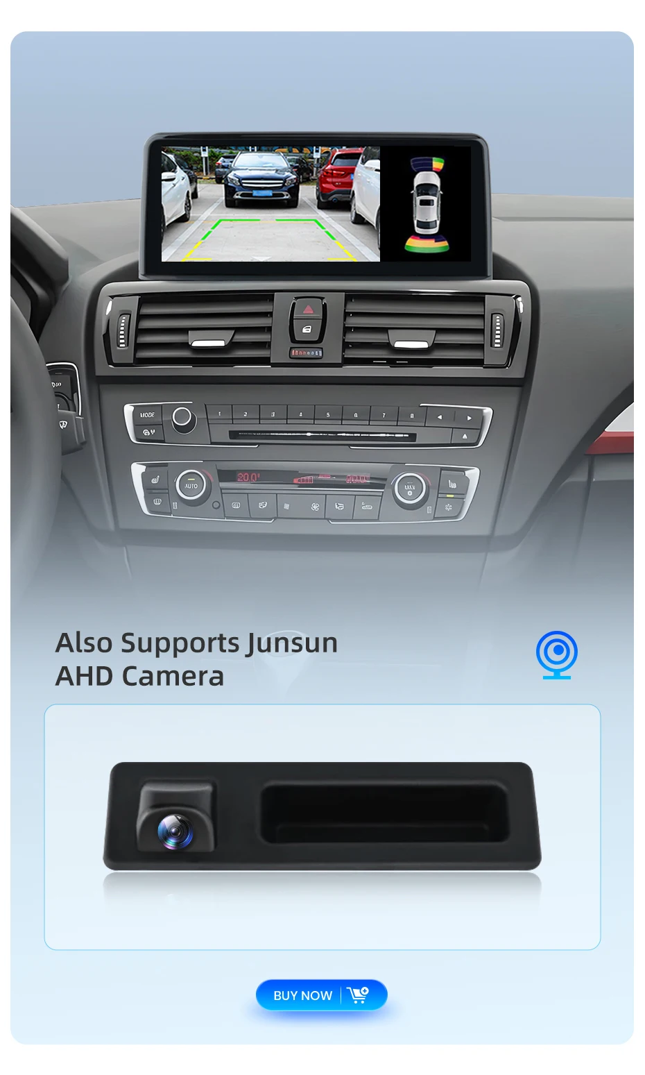 Junsun 1920*720 Drahtlose Carplay Android Auto Multimedia Auto Radio Für BMW 1 2 3 4 serie F20 F21 F22 F30 F31 F32 F33 F34 F36 – Detail 29