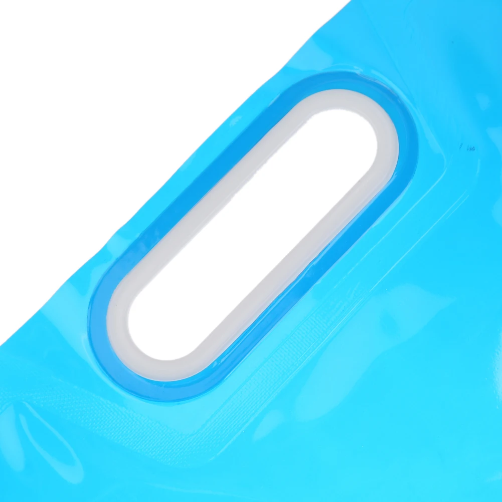 حقيبة حاوية مياه قابلة للطي، حقيبة مياه قابلة للطي مع مقبض حمل، حقيبة تخزين المياه، إبريق تخزين بلاستيكي للطوارئ الرياضية #1