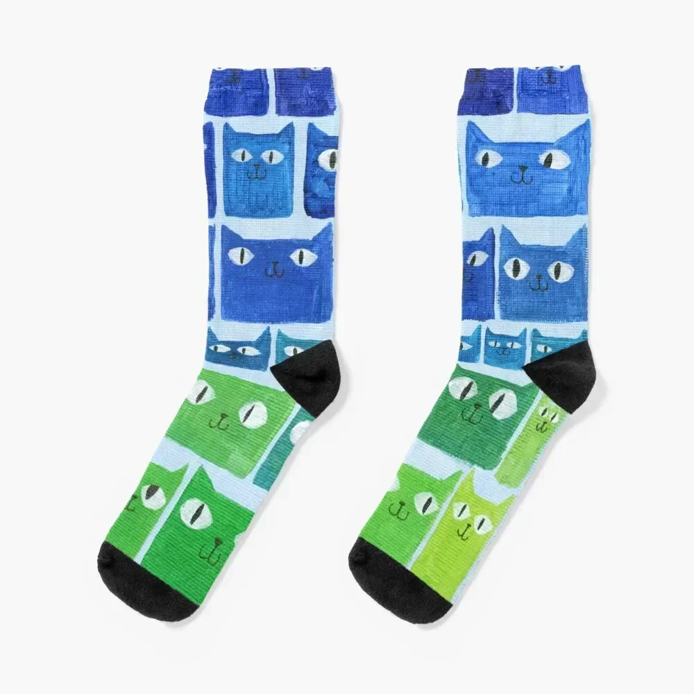 More Cats Socks summer anti-slip Christmas FASHION Socks Male Women's